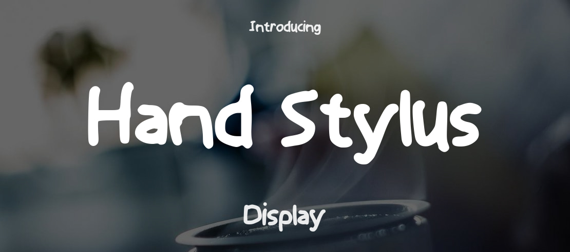 Hand Stylus Font