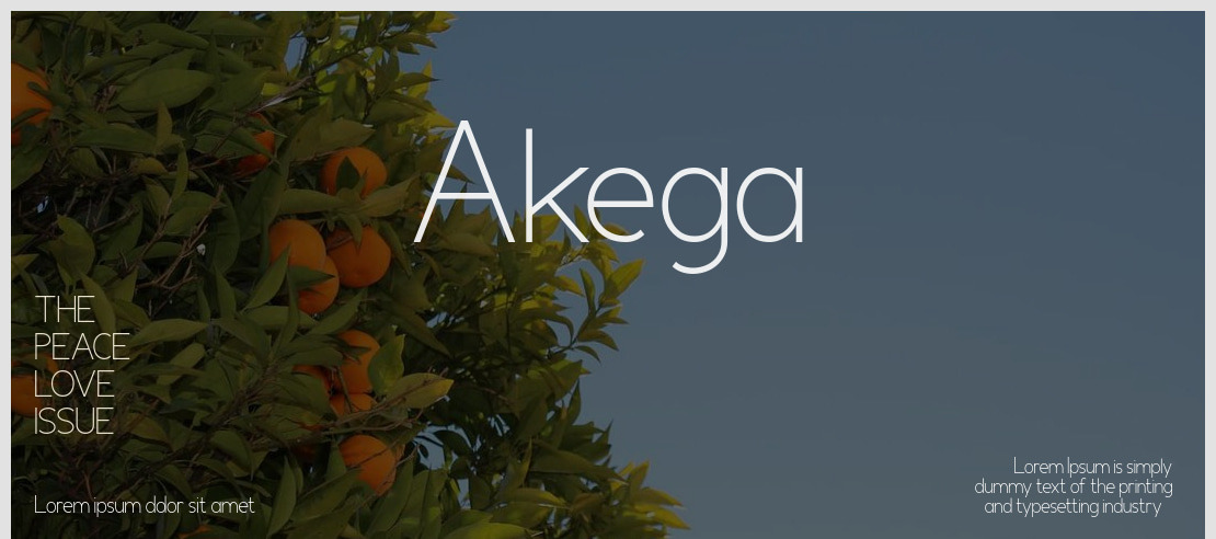 Akega Font