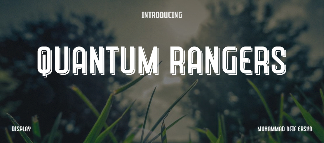 Quantum Rangers Font