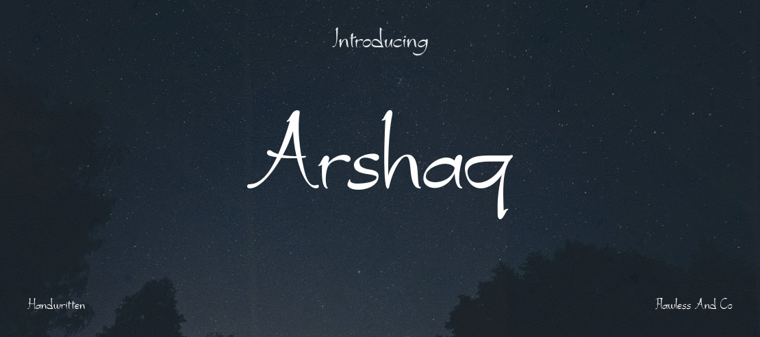 Arshaq Font