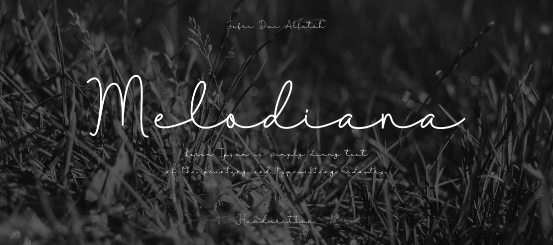 Melodiana Font