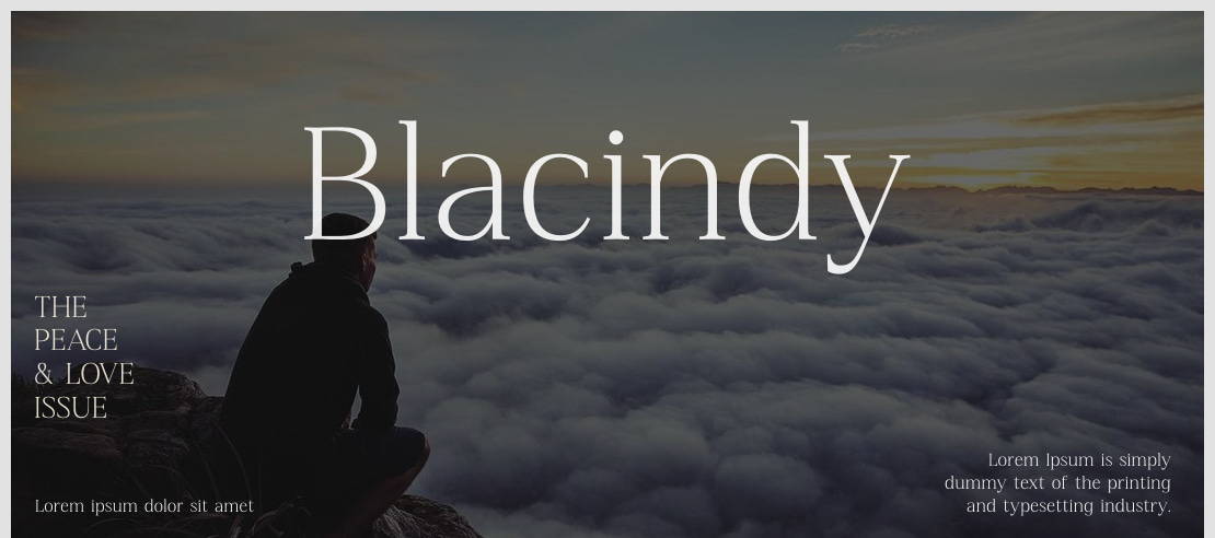 Blacindy Font