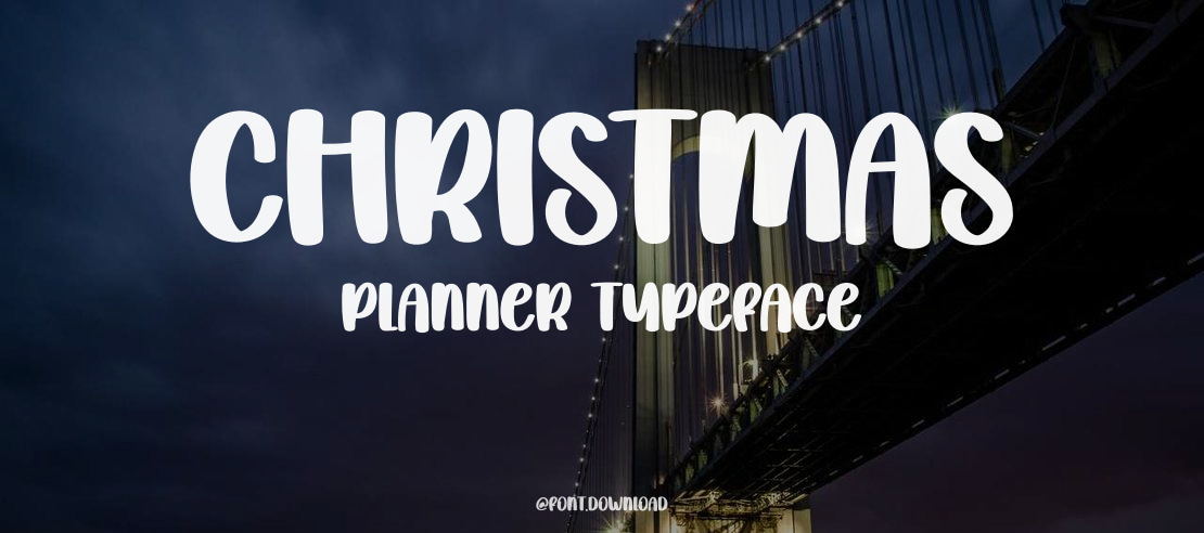 Christmas Planner Font