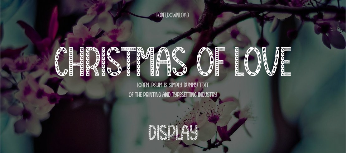 Christmas Of Love Font