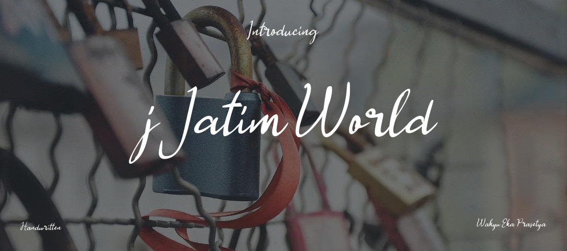 j Jatim World Font