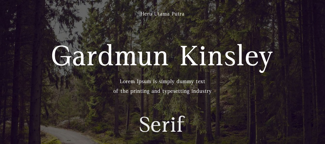 Gardmun Kinsley Font