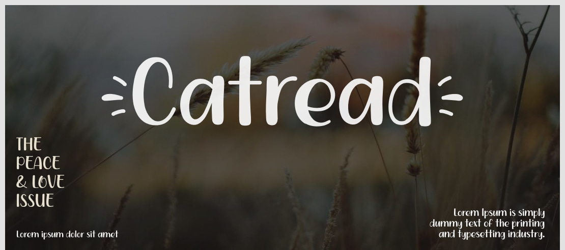 Catread Font