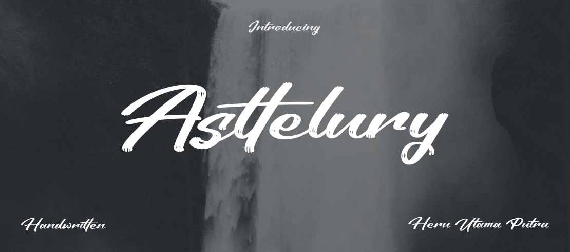 Asttelury Font