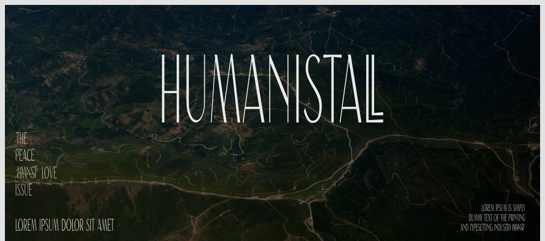Humanistall Font