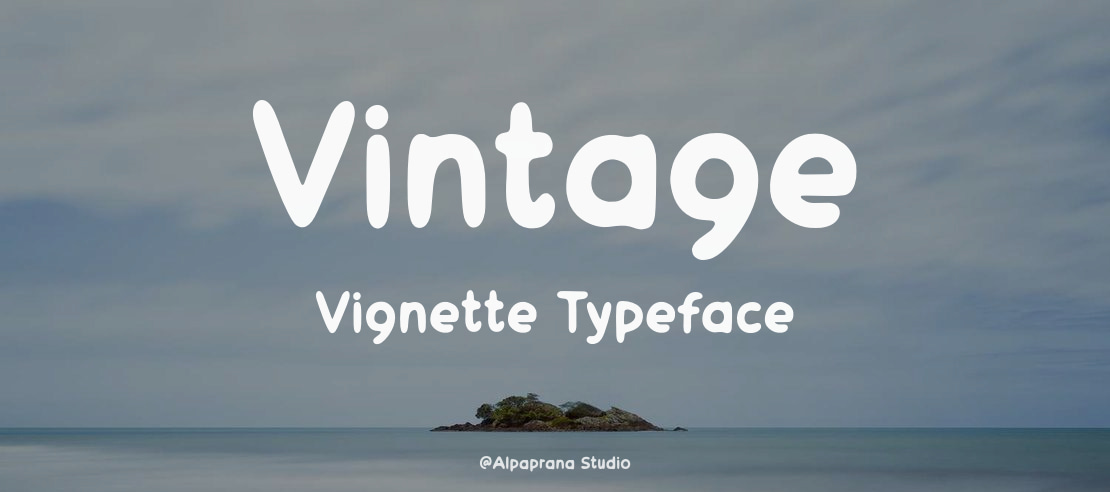 Vintage Vignette Font