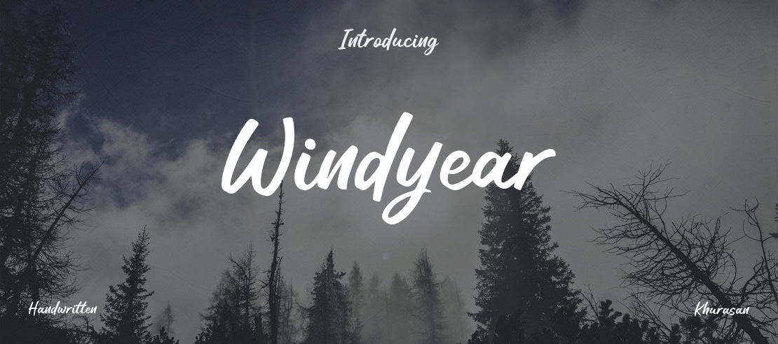 Windyear Font