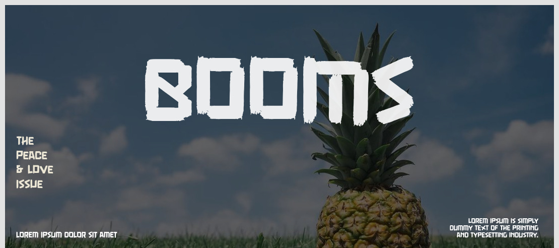 Booms Font