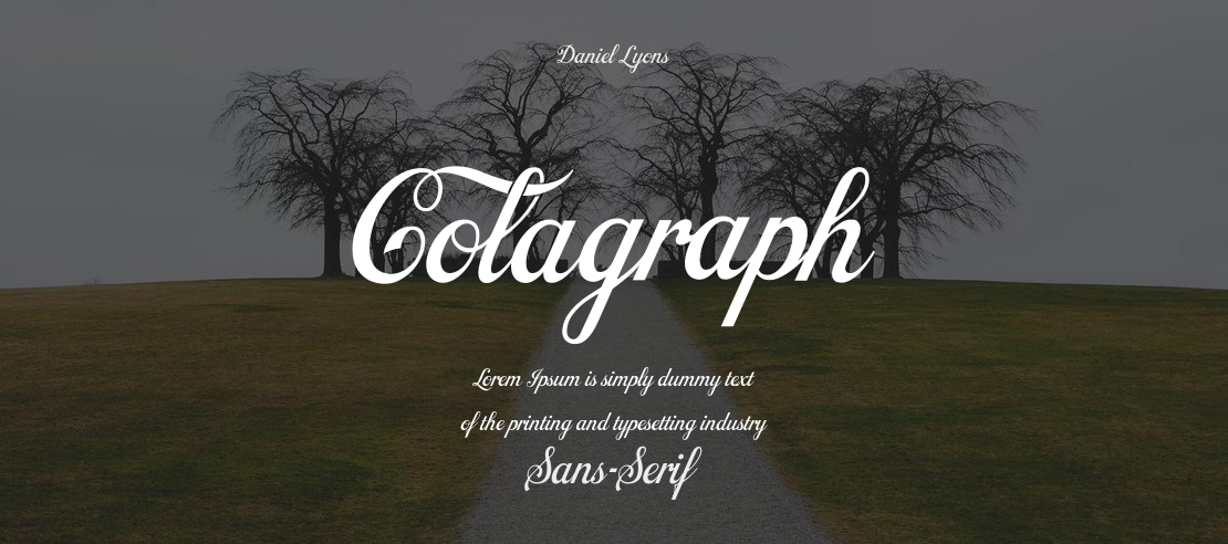 Colagraph Font Family