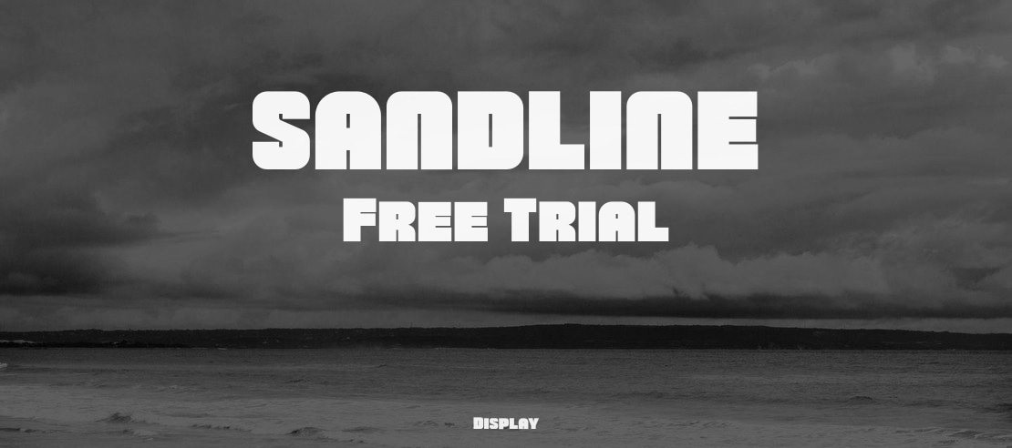 SANDLINE Free Trial Font