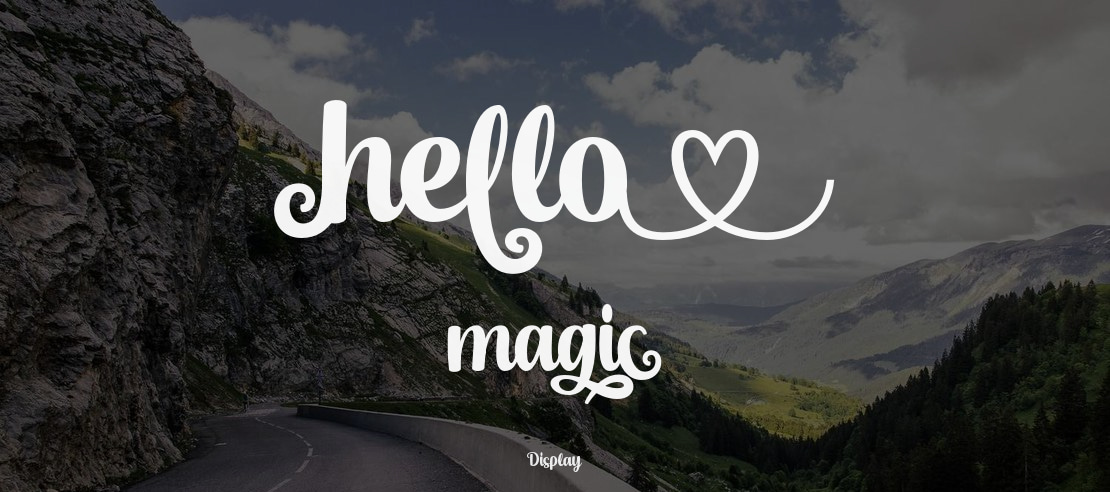 Hello Magic Font