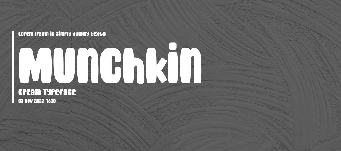 Munchkin Cream Font