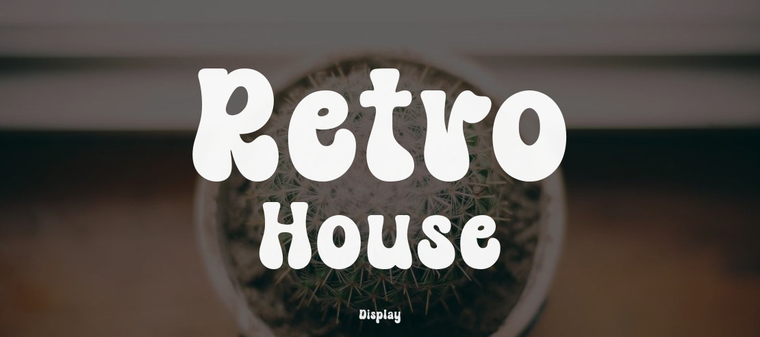 Retro House Font