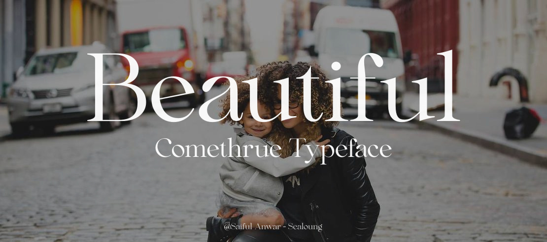 Beautiful Comethrue Font Family