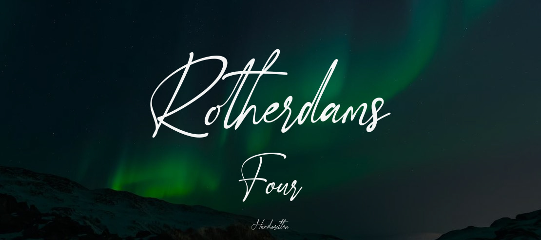 Rotherdams Four Font Family