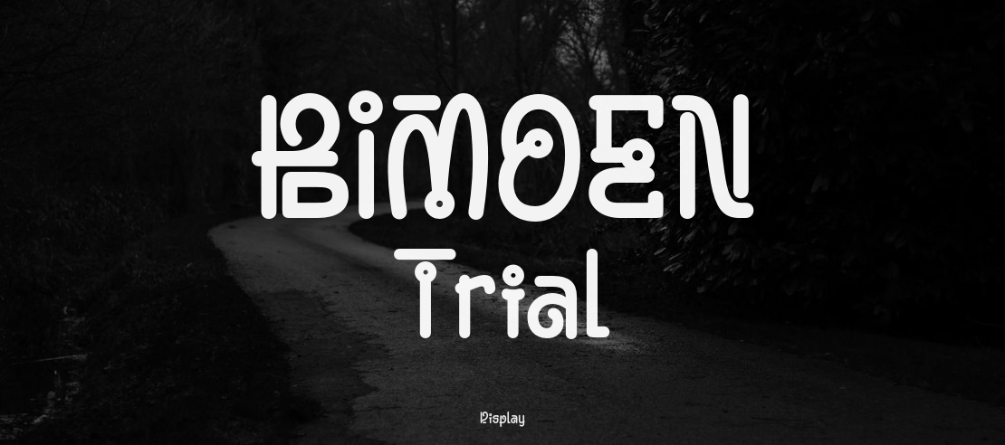BIMOEN Trial Font