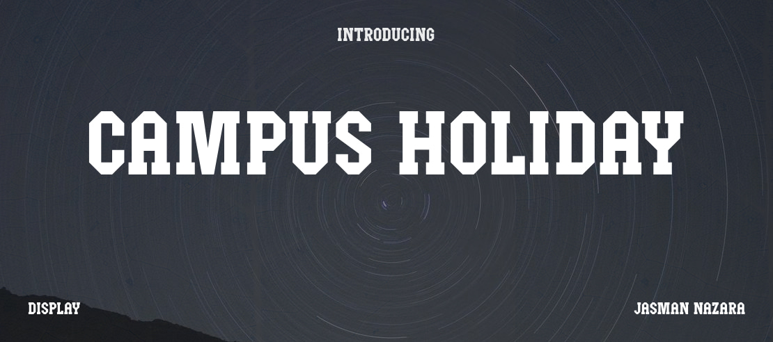 Campus Holiday Font Family