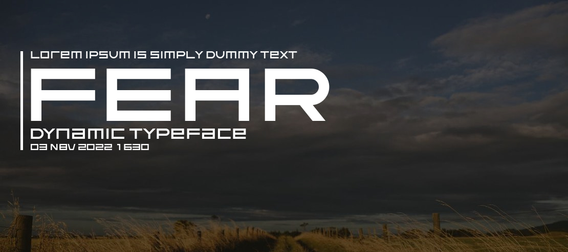 FEAR Dynamic Font