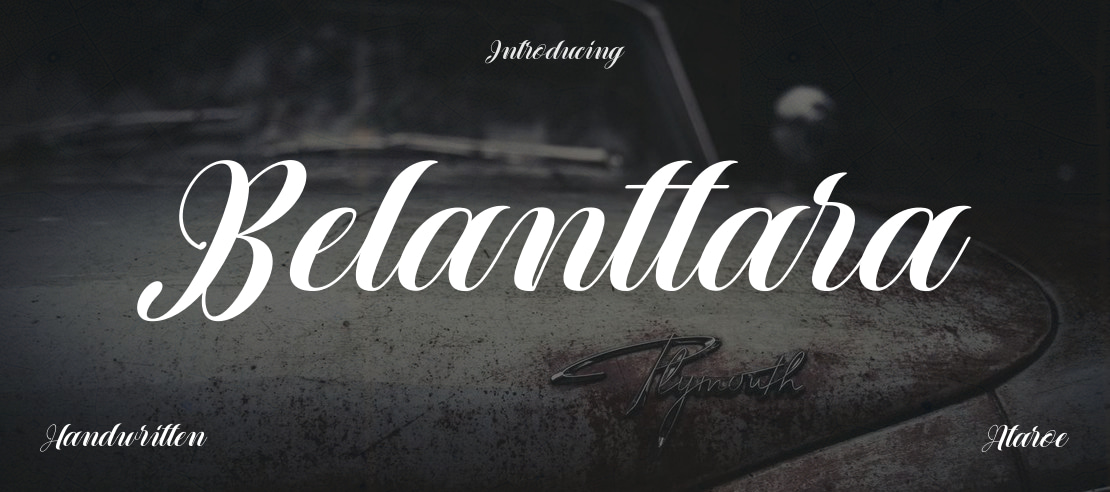 Belanttara Font