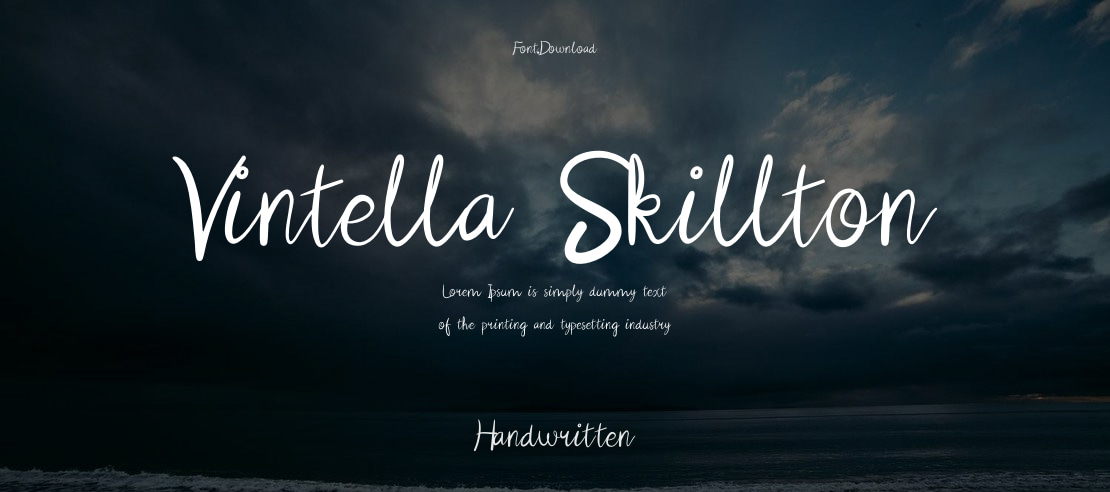 Vintella Skillton Font