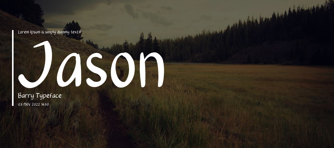 Jason Barry Font