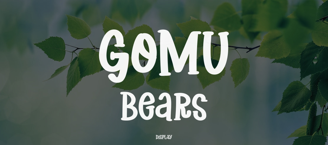 Gomu Bears Font