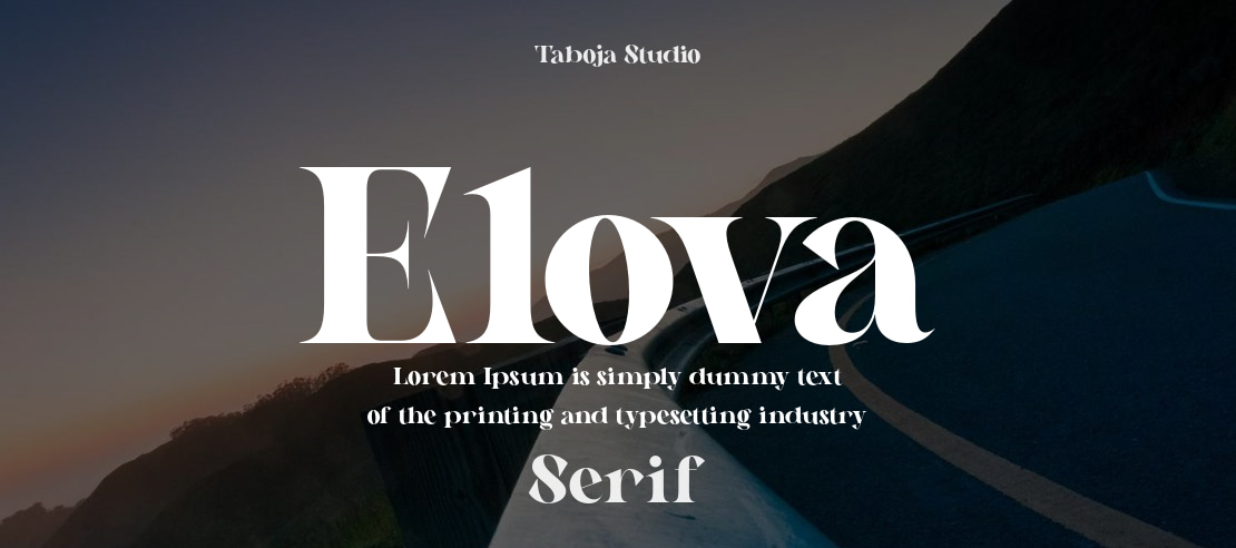 Elova Font