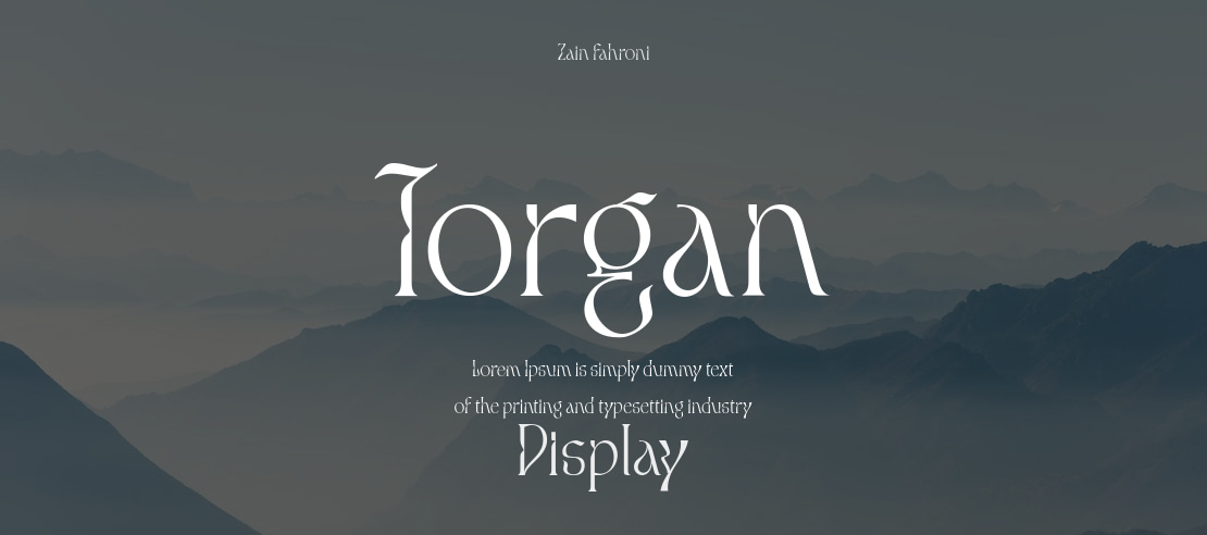 Torgan Font