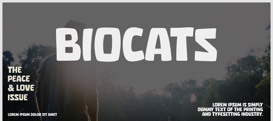 Biocats Font
