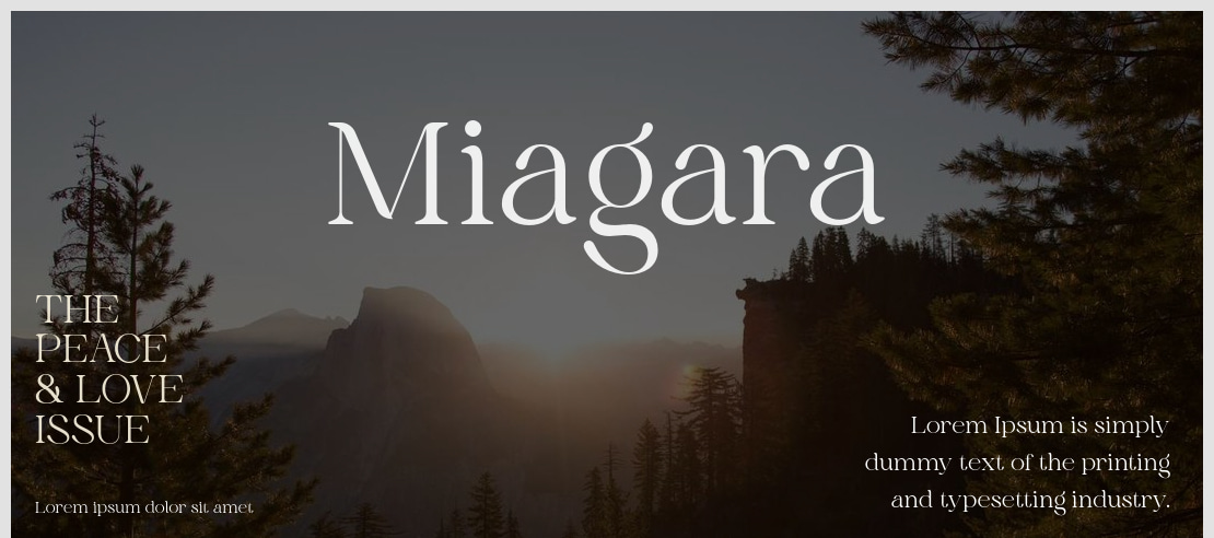 Miagara Font