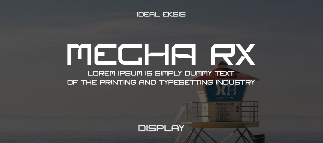 MECHA RX20 Font