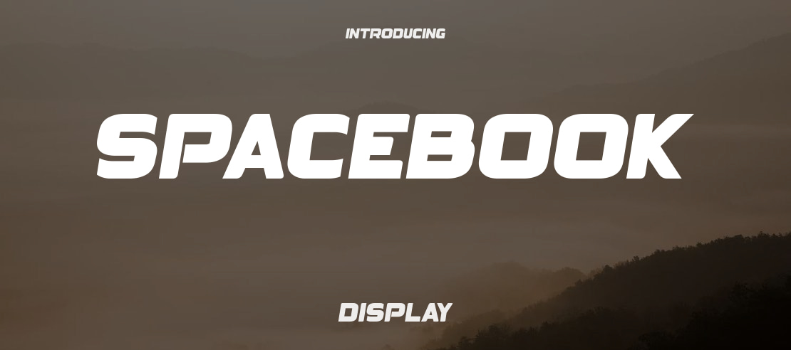 SPACEBOOK Font