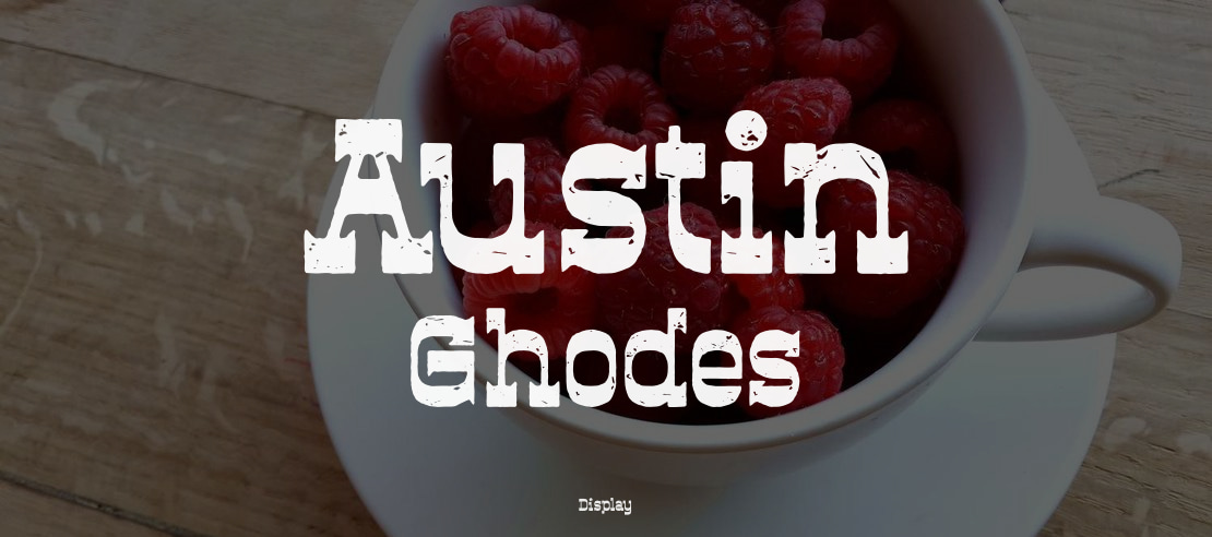 Austin Ghodes Font