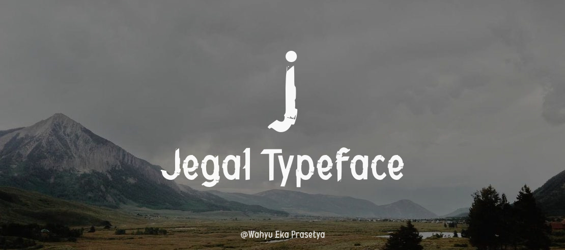 j Jegal Font