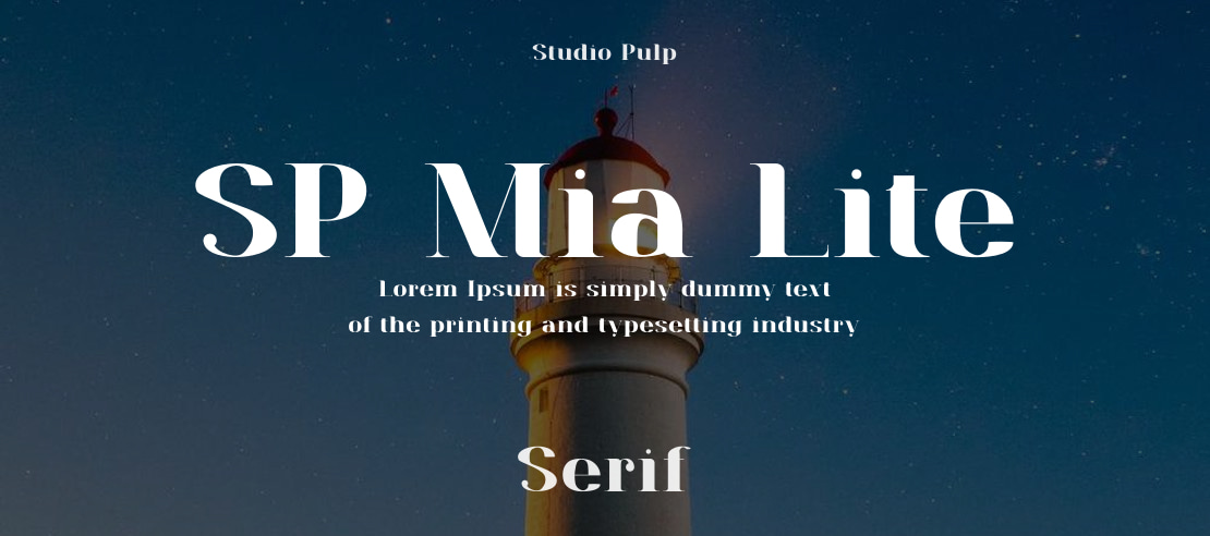 SP Mia Lite Font Family