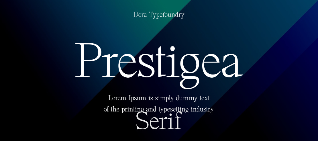 Prestigea Font Family