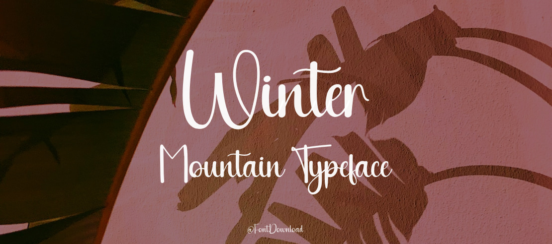 Winter Mountain Font