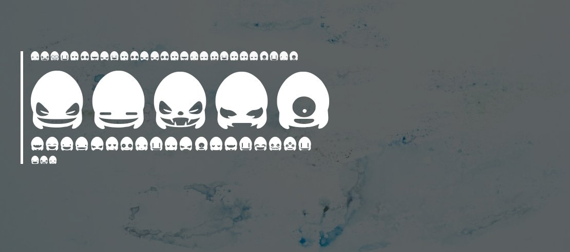 Ghost & Punk Smileys Font Family