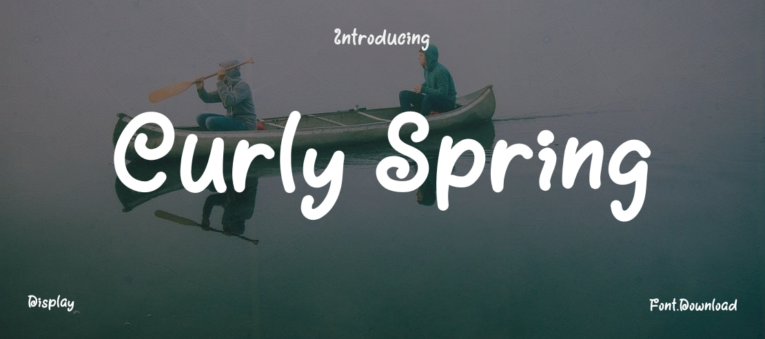 Curly Spring Font