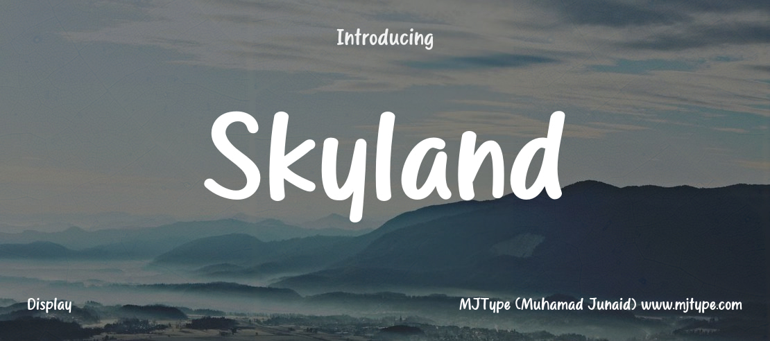 Skyland Font