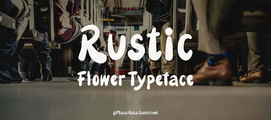 Rustic Flower Font