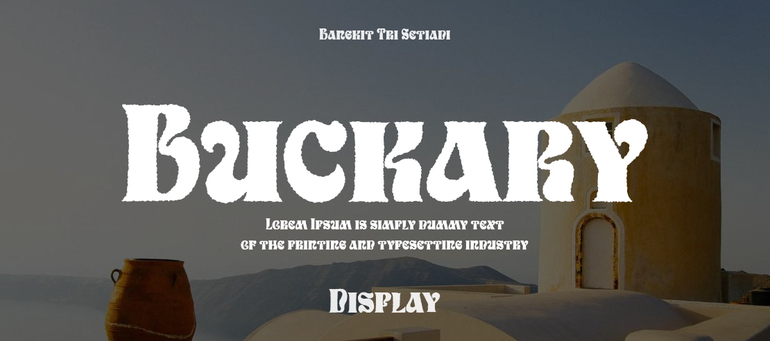 Buckary Font