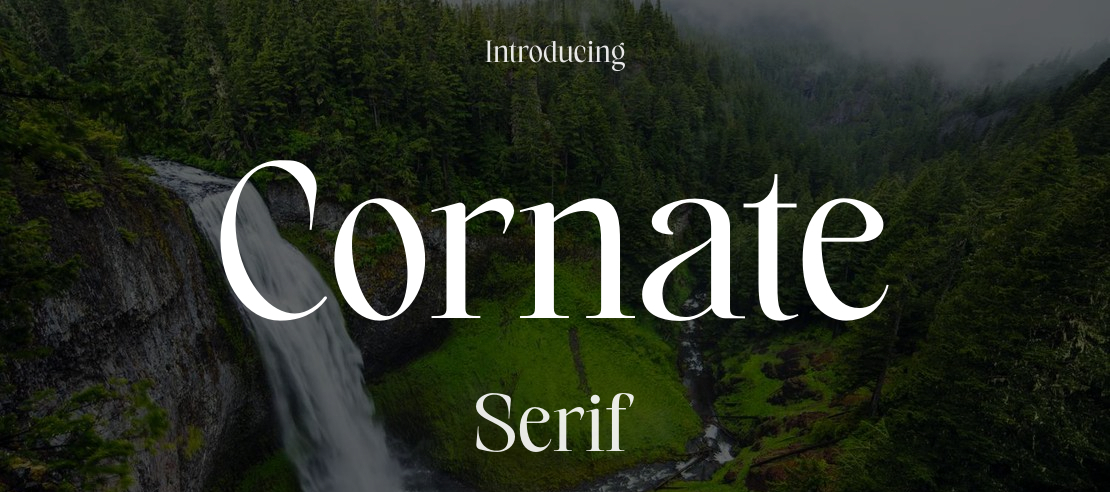 Cornate Font