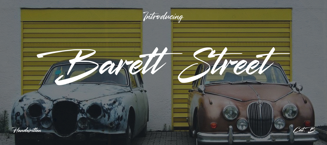 Barett Street Font