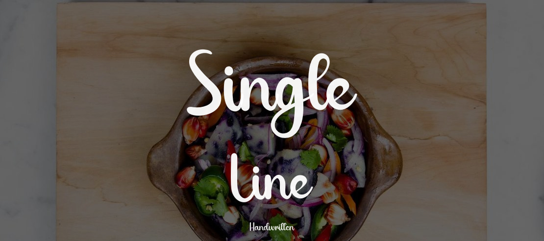 Single Line Font