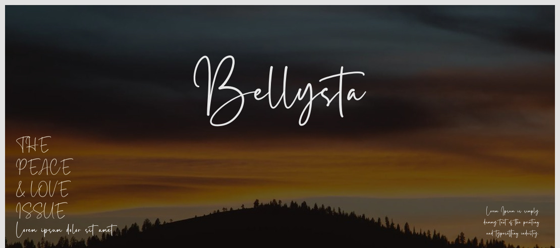 Bellysta Font